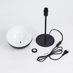 Hofstein Tom Kings Tischleuchte Schwarz, Weiß, 1-flammig 18 Hofstein Tom Kings Tischleuchte Schwarz, Weiß, 1-flammig -Günstiges Tischlampen Geschäft tom kings tischleuchte h3396698 4