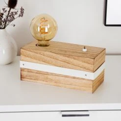 Hofstein Torrevieja Tischleuchte Weiß, Holz hell, 1-flammig 24 Hofstein Torrevieja Tischleuchte Weiß, Holz hell, 1-flammig -Günstiges Tischlampen Geschäft torrevieja tischleuchte h3368732 8