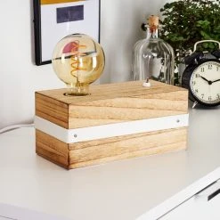 Hofstein Torrevieja Tischleuchte Weiß, Holz hell, 1-flammig 25 Hofstein Torrevieja Tischleuchte Weiß, Holz hell, 1-flammig -Günstiges Tischlampen Geschäft torrevieja tischleuchte h3368732 9