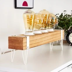 Hofstein Torrevieja Tischleuchte Weiß, Holz hell, 4-flammig 27 Hofstein Torrevieja Tischleuchte Weiß, Holz hell, 4-flammig -Günstiges Tischlampen Geschäft torrevieja tischleuchte h3368756 10