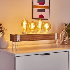 Hofstein Torrevieja Tischleuchte Weiß, Holz hell, 4-flammig 28 Hofstein Torrevieja Tischleuchte Weiß, Holz hell, 4-flammig -Günstiges Tischlampen Geschäft torrevieja tischleuchte h3368756 11