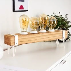 Hofstein Torrevieja Tischleuchte Weiß, Holz hell, 4-flammig 20 Hofstein Torrevieja Tischleuchte Weiß, Holz hell, 4-flammig -Günstiges Tischlampen Geschäft torrevieja tischleuchte h3368756 3