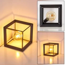 Hofstein Traryd Tischleuchte Schwarz, 1-flammig