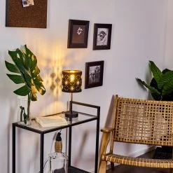 Hofstein Trasancos Tischleuchte Schwarz, 1-flammig -Günstiges Tischlampen Geschäft trasancos tischleuchte h3398555 6