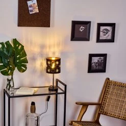 Hofstein Trasancos Tischleuchte Schwarz, 1-flammig -Günstiges Tischlampen Geschäft trasancos tischleuchte h3398555 8