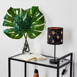 Hofstein Trasancos Tischleuchte Schwarz, 1-flammig -Günstiges Tischlampen Geschäft trasancos tischleuchte h3398555 9