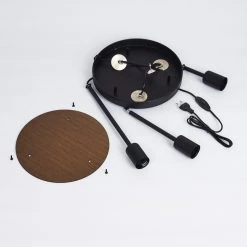 Hofstein Travesias Tischleuchte Schwarz, 3-flammig -Günstiges Tischlampen Geschäft travesias tischleuchte h3396872 4