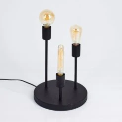 Hofstein Travesias Tischleuchte Schwarz, 3-flammig -Günstiges Tischlampen Geschäft travesias tischleuchte h3396872 7