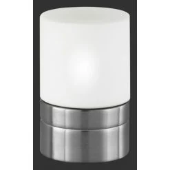 Trio Leuchten ARY Tischleuchte Nickel-Matt, Edelstahl, 1-flammig