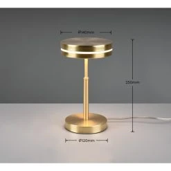 Trio Leuchten Franklin Tischleuchte LED Messing, 1-flammig 9 Trio Leuchten Franklin Tischleuchte LED Messing, 1-flammig -Günstiges Tischlampen Geschäft trio leuchten franklin tischleuchte 526510108 3