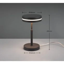 Trio Leuchten Franklin Tischleuchte LED Anthrazit, 1-flammig 7 Trio Leuchten Franklin Tischleuchte LED Anthrazit, 1-flammig -Günstiges Tischlampen Geschäft trio leuchten franklin tischleuchte 526510142 1