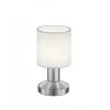 Trio Leuchten GARDA Tischleuchte Nickel-Matt, 1-flammig -Günstiges Tischlampen Geschäft trio leuchten garda tischleuchte 595400101 0