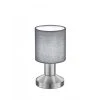 Trio Leuchten GARDA Tischleuchte Nickel-Matt, 1-flammig -Günstiges Tischlampen Geschäft trio leuchten garda tischleuchte 595400111 0