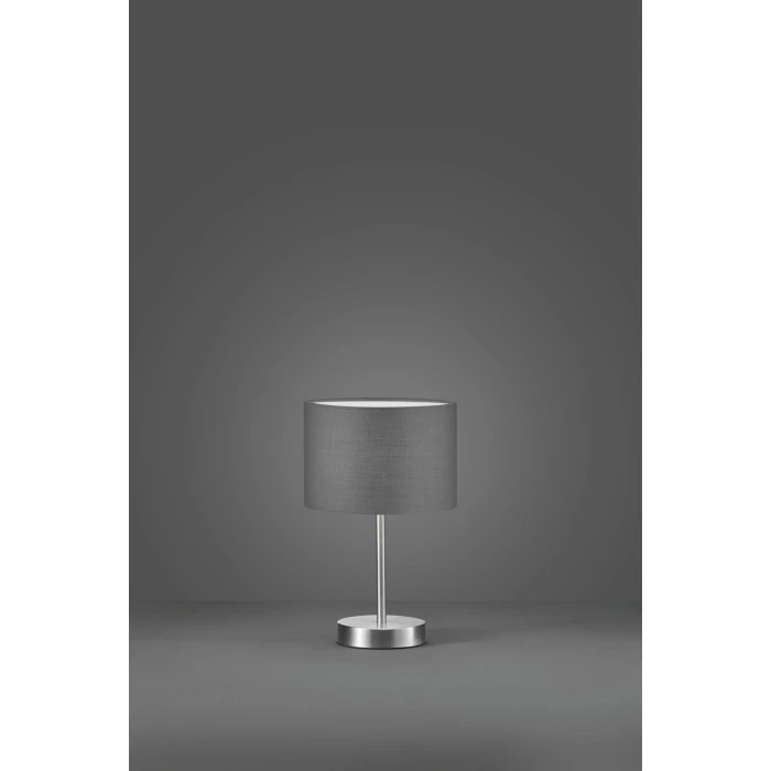 Trio Leuchten Hotel Tischleuchte Nickel-Matt, 1-flammig 3 Trio Leuchten Hotel Tischleuchte Nickel-Matt, 1-flammig