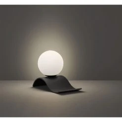 Trio Leuchten LARA Tischleuchte Schwarz, 1-flammig -Günstiges Tischlampen Geschäft trio leuchten lara tischleuchte 508400132 1