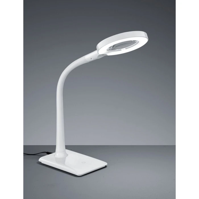 Trio Leuchten LUPO Tischleuchte LED Weiß, 1-flammig 4 Trio Leuchten LUPO Tischleuchte LED Weiß, 1-flammig – Bild 2