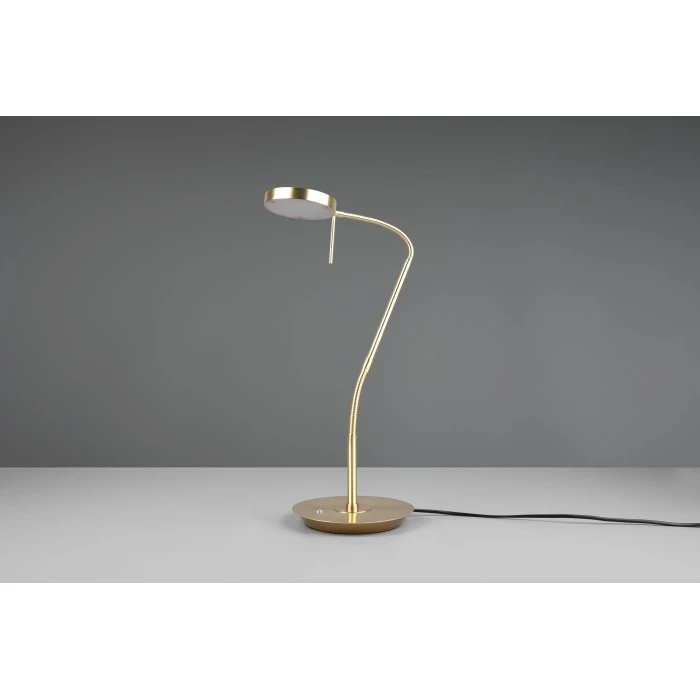 Trio Leuchten Monza Tischleuchte LED Messing, 1-flammig 11 Trio Leuchten Monza Tischleuchte LED Messing, 1-flammig – Bild 9