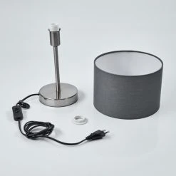 Hofstein Tveid Tischleuchte Nickel-Matt, 1-flammig 16 Hofstein Tveid Tischleuchte Nickel-Matt, 1-flammig -Günstiges Tischlampen Geschäft tveid tischleuchte h3567296 4