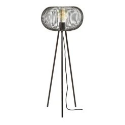 Hofstein Vagney Tischleuchte Nickel-Matt, Schwarz, 1-flammig -Günstiges Tischlampen Geschäft vagney tischleuchte h3591840 3