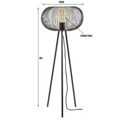 Hofstein Vagney Tischleuchte Nickel-Matt, Schwarz, 1-flammig -Günstiges Tischlampen Geschäft vagney tischleuchte h3591840 4