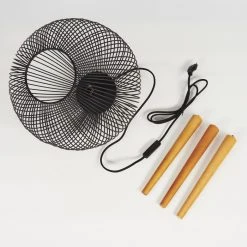 Hofstein Valley Tischleuchte Holz hell, 1-flammig -Günstiges Tischlampen Geschäft valley tischleuchte h3412572 4