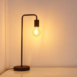 Hofstein Valocolla Tischleuchte Schwarz, 1-flammig -Günstiges Tischlampen Geschäft valocolla tischleuchte h3290248 do1 3