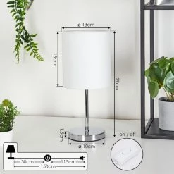 Hofstein Varmo Tischleuchte Chrom, 1-flammig 15 Hofstein Varmo Tischleuchte Chrom, 1-flammig -Günstiges Tischlampen Geschäft varmo tischleuchte h3578407 3