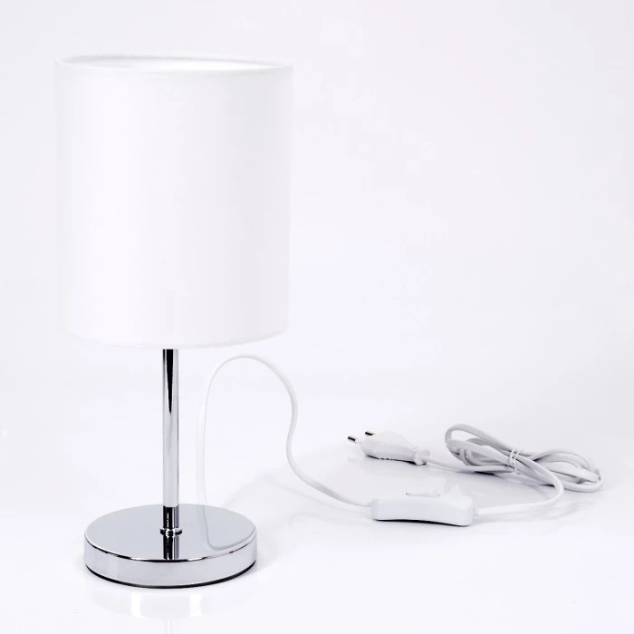 Hofstein Varmo Tischleuchte Chrom, 1-flammig 7 Hofstein Varmo Tischleuchte Chrom, 1-flammig – Bild 5