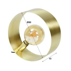 Hofstein Vegas Tischleuchte Gold, 1-flammig 8 Hofstein Vegas Tischleuchte Gold, 1-flammig -Günstiges Tischlampen Geschäft vegas tischleuchte h3413548 2