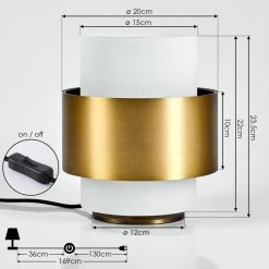 Hofstein Vegreville Tischleuchte Messing, 1-flammig 16 Hofstein Vegreville Tischleuchte Messing, 1-flammig -Günstiges Tischlampen Geschäft vegreville tischleuchte h3566848 3