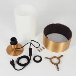 Hofstein Vegreville Tischleuchte Messing, 1-flammig 17 Hofstein Vegreville Tischleuchte Messing, 1-flammig -Günstiges Tischlampen Geschäft vegreville tischleuchte h3566848 4