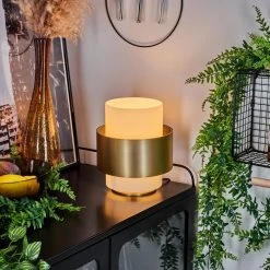 Hofstein Vegreville Tischleuchte Messing, 1-flammig 22 Hofstein Vegreville Tischleuchte Messing, 1-flammig -Günstiges Tischlampen Geschäft vegreville tischleuchte h3566848 9