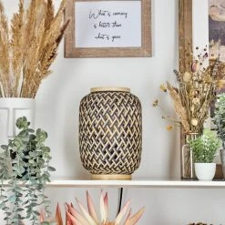 Hofstein Venus Tischleuchte Schwarz, Naturfarben, 1-flammig -Günstiges Tischlampen Geschäft venus tischleuchte h3577936 9