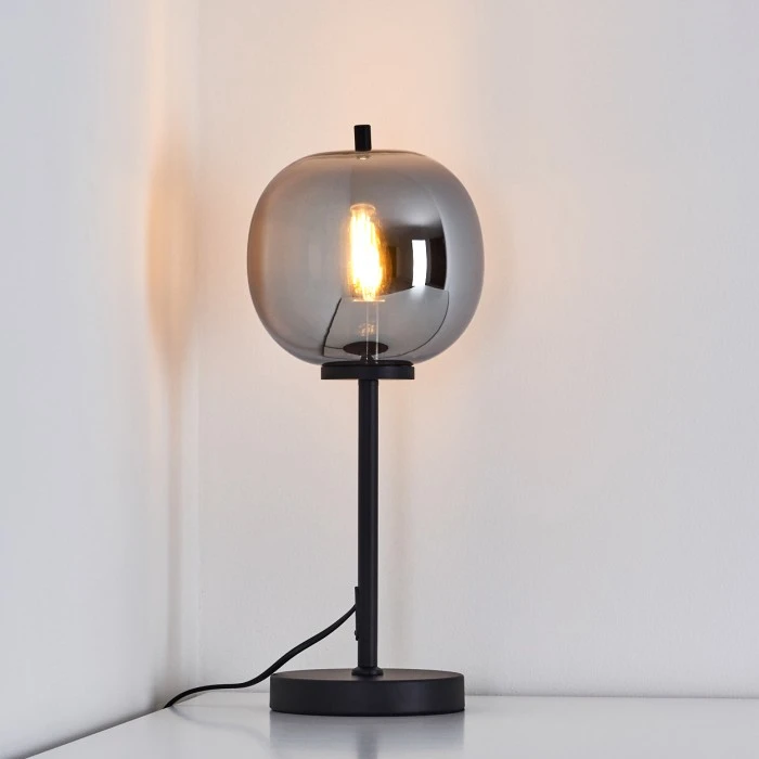 Hofstein Verbania Tischleuchte Schwarz, 1-flammig 14 Hofstein Verbania Tischleuchte Schwarz, 1-flammig – Bild 12