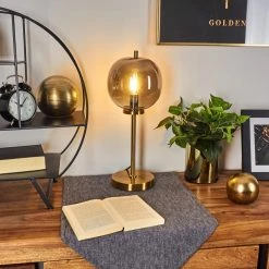 Hofstein Verbania Tischleuchte Messing, 1-flammig -Günstiges Tischlampen Geschäft verbania tischleuchte h3455036 6