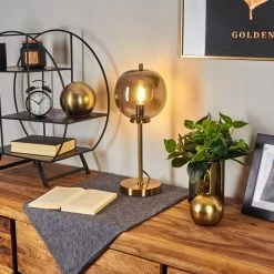 Hofstein Verbania Tischleuchte Messing, 1-flammig -Günstiges Tischlampen Geschäft verbania tischleuchte h3455036 8