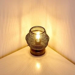 Hofstein Verpuppt Tischleuchte Schwarz, 1-flammig -Günstiges Tischlampen Geschäft verpuppt tischleuchte h3361931 14