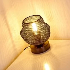 Hofstein Verpuppt Tischleuchte Schwarz, 1-flammig -Günstiges Tischlampen Geschäft verpuppt tischleuchte h3361931 6