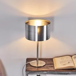 Hofstein Volos Tischleuchte Nickel-Matt, 1-flammig 25 Hofstein Volos Tischleuchte Nickel-Matt, 1-flammig -Günstiges Tischlampen Geschäft volos tischleuchte h3330982 9