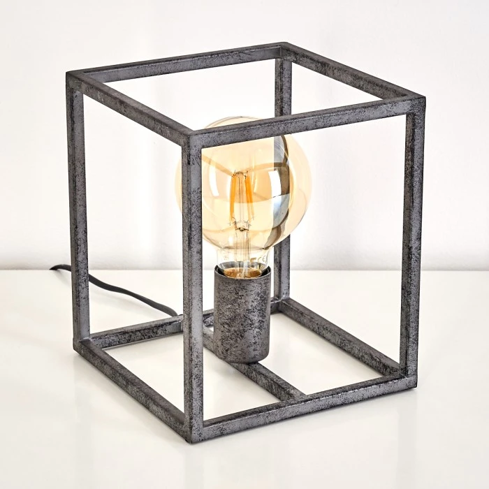 Hofstein Voordorp Tischleuchte Grau, Silber, 1-flammig 16 Hofstein Voordorp Tischleuchte Grau, Silber, 1-flammig – Bild 14