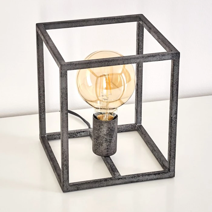 Hofstein Voordorp Tischleuchte Grau, Silber, 1-flammig 11 Hofstein Voordorp Tischleuchte Grau, Silber, 1-flammig – Bild 9