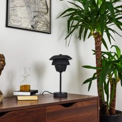 Hofstein Wacissa Tischleuchte Schwarz, 1-flammig, Farbwechsler -Günstiges Tischlampen Geschäft wacissa tischleuchte h3413265 9