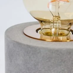 Hofstein Weruga Tischleuchte Messing, Grau, 1-flammig -Günstiges Tischlampen Geschäft weruga tischleuchte h3386750 2