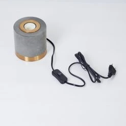 Hofstein Weruga Tischleuchte Messing, Grau, 1-flammig -Günstiges Tischlampen Geschäft weruga tischleuchte h3386750 4