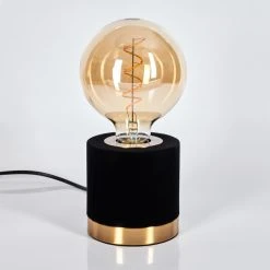 Hofstein Weruga Tischleuchte Schwarz, Gold, 1-flammig -Günstiges Tischlampen Geschäft weruga tischleuchte h3595220 7