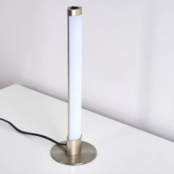 Hofstein Wila Tischleuchte LED Nickel-Matt, 1-flammig -Günstiges Tischlampen Geschäft wila tischleuchte h3268513 do1 11
