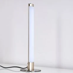 Hofstein Wila Tischleuchte LED Nickel-Matt, 1-flammig -Günstiges Tischlampen Geschäft wila tischleuchte h3268513 do1 8