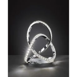 Wofi Leuchten Wofi ABRO Tischleuchte LED Chrom, 1-flammig