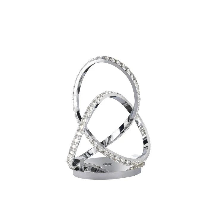 Wofi Leuchten Wofi ABRO Tischleuchte LED Chrom, 1-flammig 4 Wofi Leuchten Wofi ABRO Tischleuchte LED Chrom, 1-flammig – Bild 2