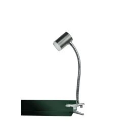 Wofi Leuchten WOFI BRENT Klemmleuchte LED Nickel-Matt, 1-flammig